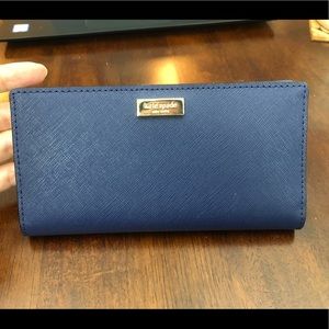 Kate Spade Stacy Laurel Way Bifold Wallet Navy